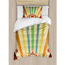 Old Circus Fair Duvet Cover Set