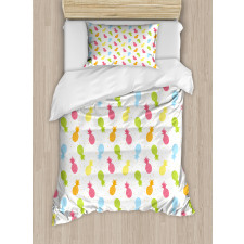 Fresh Tropical Fruits Duvet Cover Set