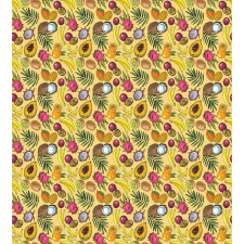 Tropical Summer Food Duvet Cover Set