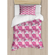 Orchid Grunge Duvet Cover Set