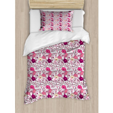 Sakura Tree Blossoms Duvet Cover Set