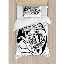 Druidic Unicorn Duvet Cover Set