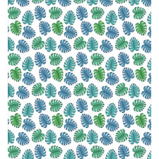Monstera Leaf Flora Duvet Cover Set