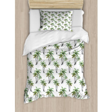 Retro Tropical Jungle Duvet Cover Set