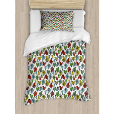 Autumn Petals Duvet Cover Set