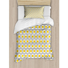 Egg Yolk Polka Dots Duvet Cover Set