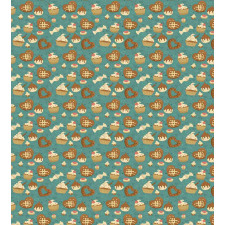 Hearty Cupcake Medley Duvet Cover Set