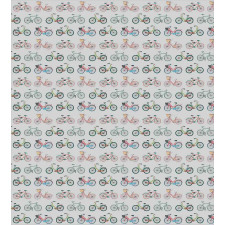 Sketch Fun Bicycles Duvet Cover Set