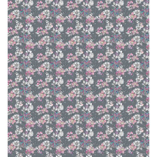 Ornamental Fuzzy Dahlia Duvet Cover Set