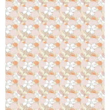 Pastel Retro Botanical Duvet Cover Set