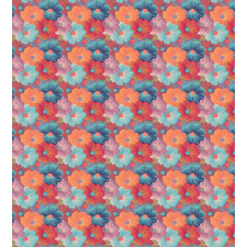 Overlapped Flower Petals Duvet Cover Set