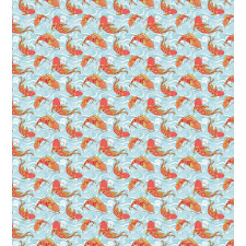 Japanese Carps in the Sea Duvet Cover Set