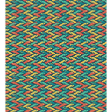 Zigzag Design Slipper Duvet Cover Set
