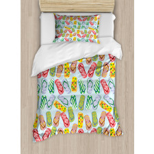 Slippers Duvet Cover Set