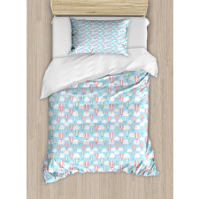 Heart Shape Basket Duvet Cover Set