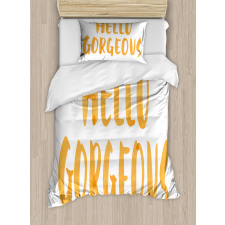 Font Duvet Cover Set