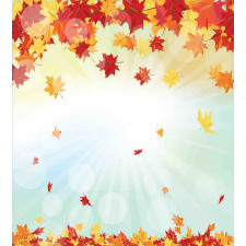 Fallen Maple Leaves Duvet Cover Set