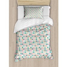 Doodle Stars and Dots Duvet Cover Set