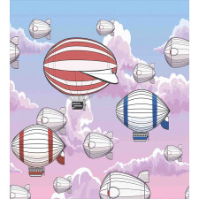 Zeppelins in the Sky Duvet Cover Set