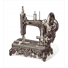 Old Sewing Machine Duvet Cover Set