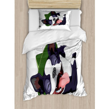 Cheerful Terrier Duvet Cover Set