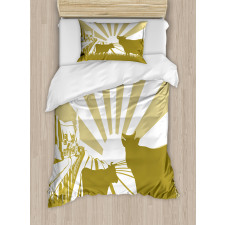 Idyllic Cottage Theme Duvet Cover Set