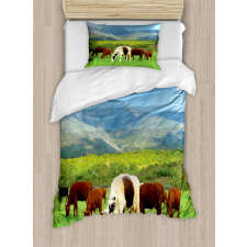 Spring Season Cottage Duvet Cover Set