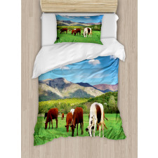 Cow Nature Composition Duvet Cover Set