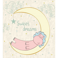 Cartoon Hippo Sleeping Duvet Cover Set