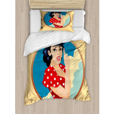 Pilot Captain Hat Duvet Cover Set