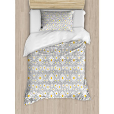 Chamomile Petals Image Duvet Cover Set