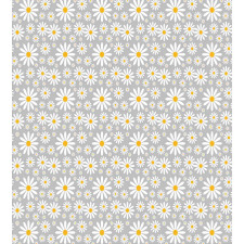 Chamomile Petals Image Duvet Cover Set