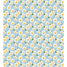 Spring Season Wildflowers Duvet Cover Set