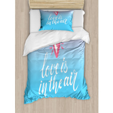 Love is in Air Romantic Duvet Cover Set