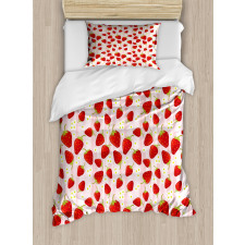 Summer Fruit Snacks Duvet Cover Set