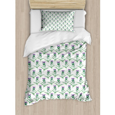 Botanical Print Plant Duvet Cover Set