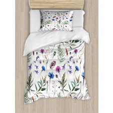 Wildflowers in Spring Duvet Cover Set