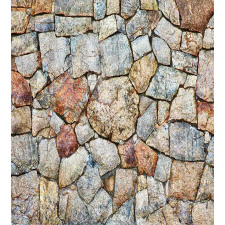 Rustic Natural Wall Duvet Cover Set
