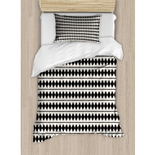 Retro Horizontal Stripes Duvet Cover Set