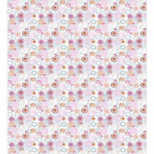 Dahlia Flower Petals Duvet Cover Set