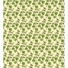 Grapevine Leaves Pattern Duvet Cover Set