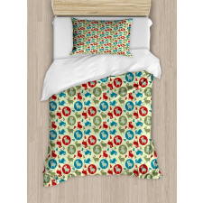 Pine Tree Ram Duvet Cover Set