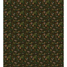 Cones Fir Needles Leaves Duvet Cover Set