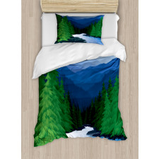 Evening Oak Forest Duvet Cover Set