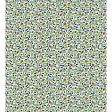 Bilberry Leaves Garden Duvet Cover Set