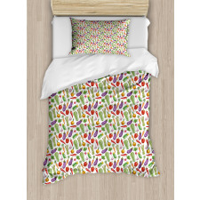 Detailed Food Duvet Cover Set