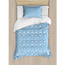 Cartoon Weather Duvet Cover Set