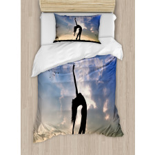 Silhouette Dancing Nature Duvet Cover Set