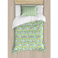 Colorful Flip Flops Duvet Cover Set