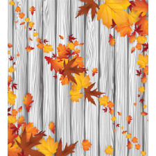 Fall Maple Leafs Tree Duvet Cover Set